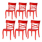 Supreme - Cruz Red - Plastic Chair | H:825 x W:500 x D:565mm | 1 Year Warranty