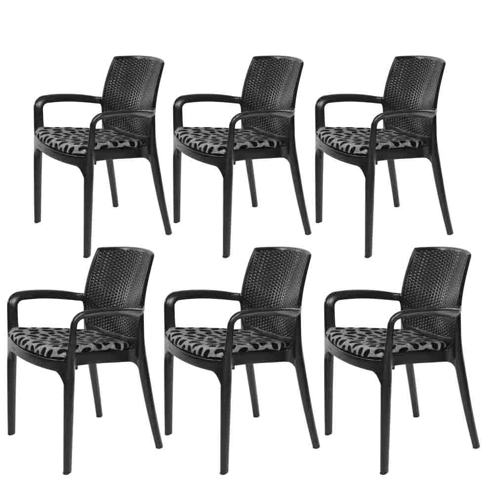 Supreme - Texas Deluxe Black Egg - Plastic Chair | H:870 x W:580 x D:650mm | 1 Year Warranty