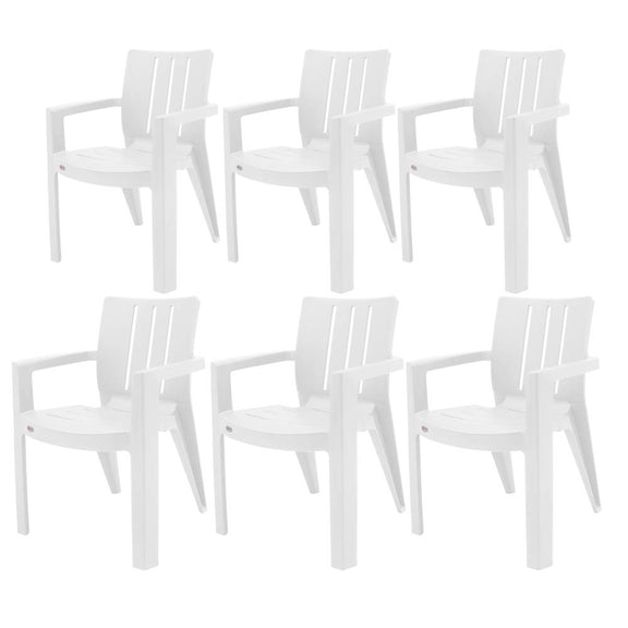 Supreme - Kent Milky White - Plastic Chair | H:820 x W:600 x D:590mm | 1 Year Warranty