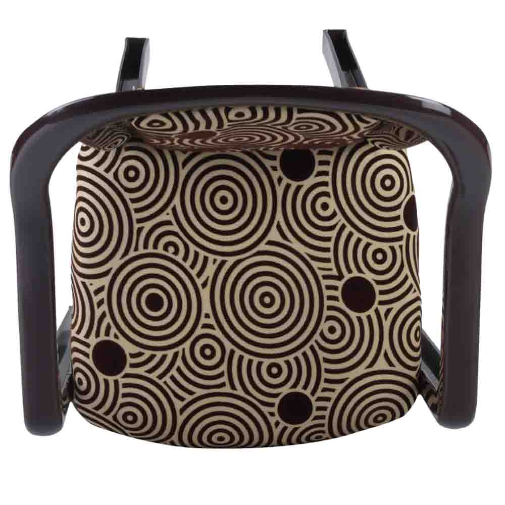Supreme - Ornate Jordan Brown Brown Circle - Jordan Brown Circle - Plastic Chair | H:815 x W:560 x D:560mm | 1 Year Warranty