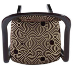 Supreme - Ornate Jordan Brown Brown Circle - Jordan Brown Circle - Plastic Chair | H:815 x W:560 x D:560mm | 1 Year Warranty