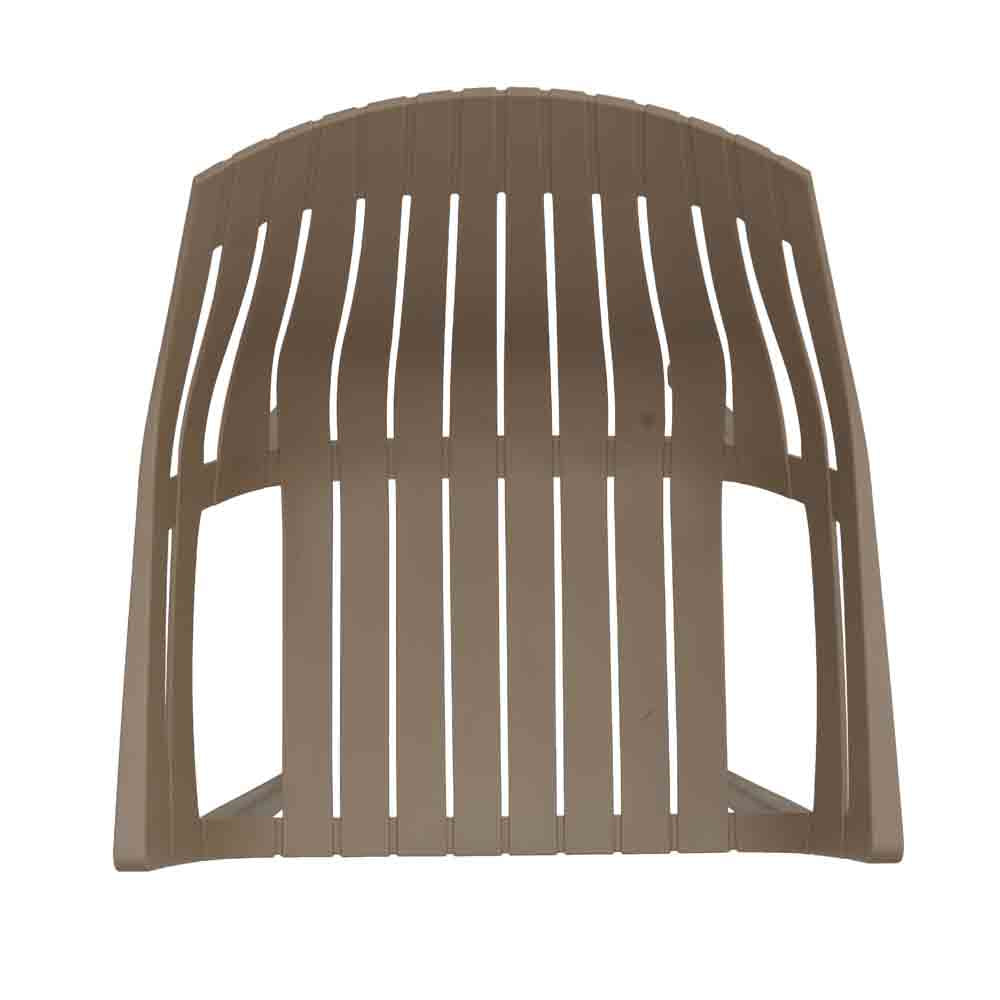 Supreme - Spectrum Dark Beige - Plastic Chair | H:825 x W:565 x D:540mm | 1 Year Warranty