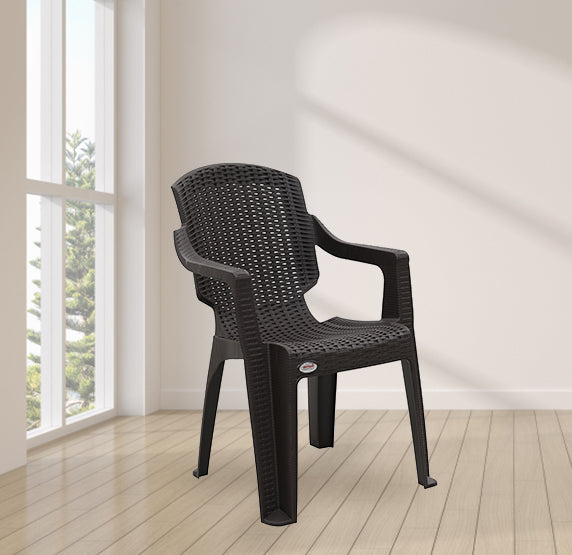 Supreme - Mark Wenge - Plastic Chair | H:885 x W:560 x D:600mm | 1 Year Warranty
