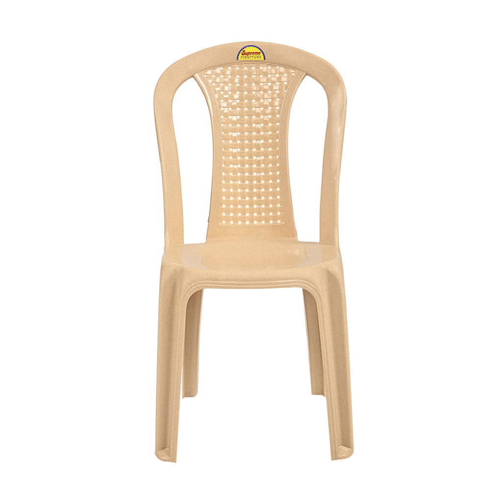 Supreme - Dream Marble Beige - Plastic Chair | H:892 x W:470 x D:515mm | 1 Year Warranty