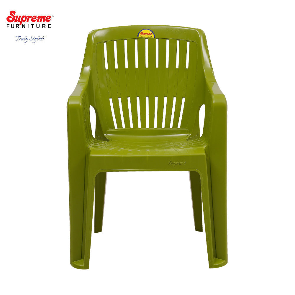 Supreme - Grace Mehandi Green - Plastic Chair | H:820 x W:570 x D:570mm | 1 Year Warranty