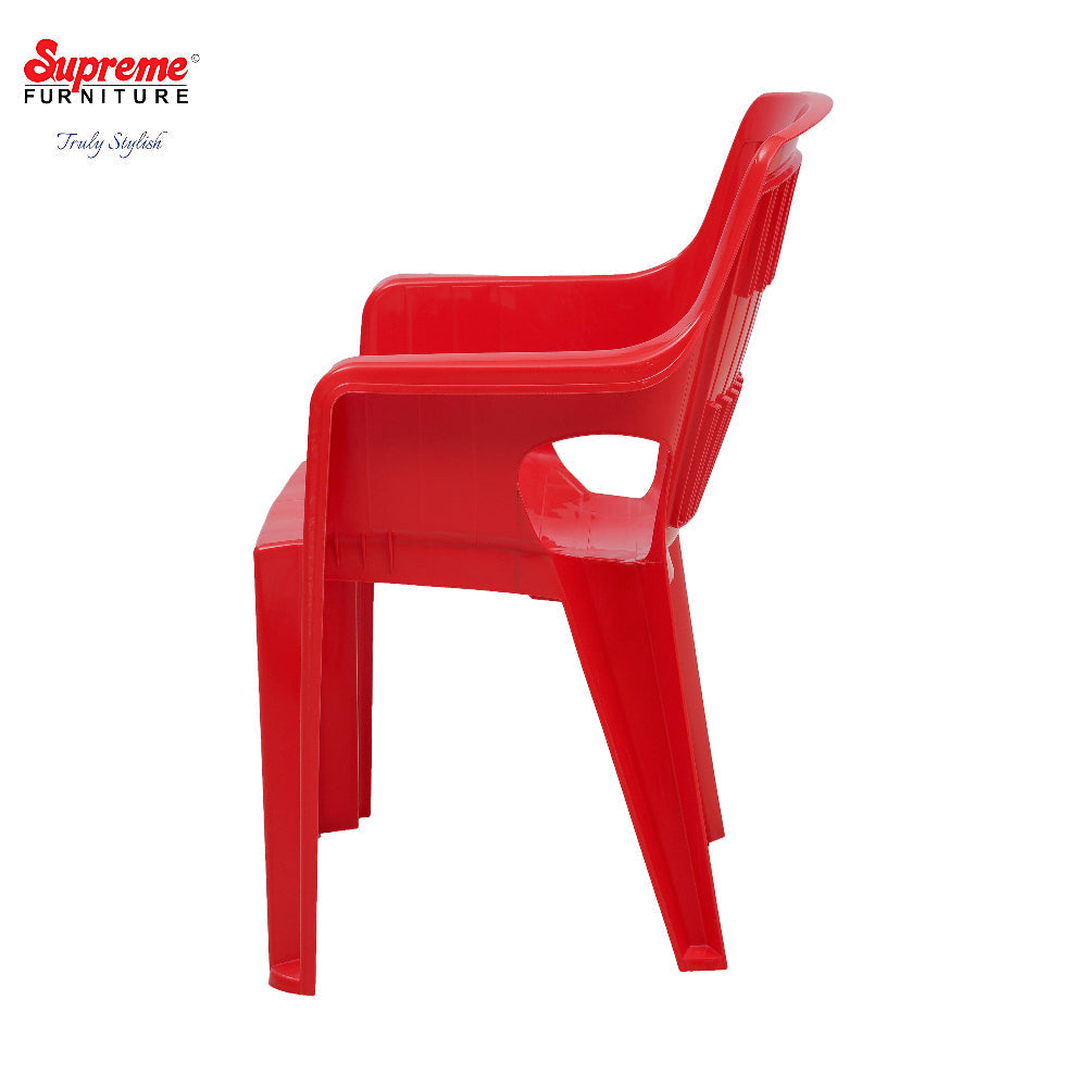 Supreme - Grace Red - Plastic Chair | H:820 x W:570 x D:570mm | 1 Year Warranty