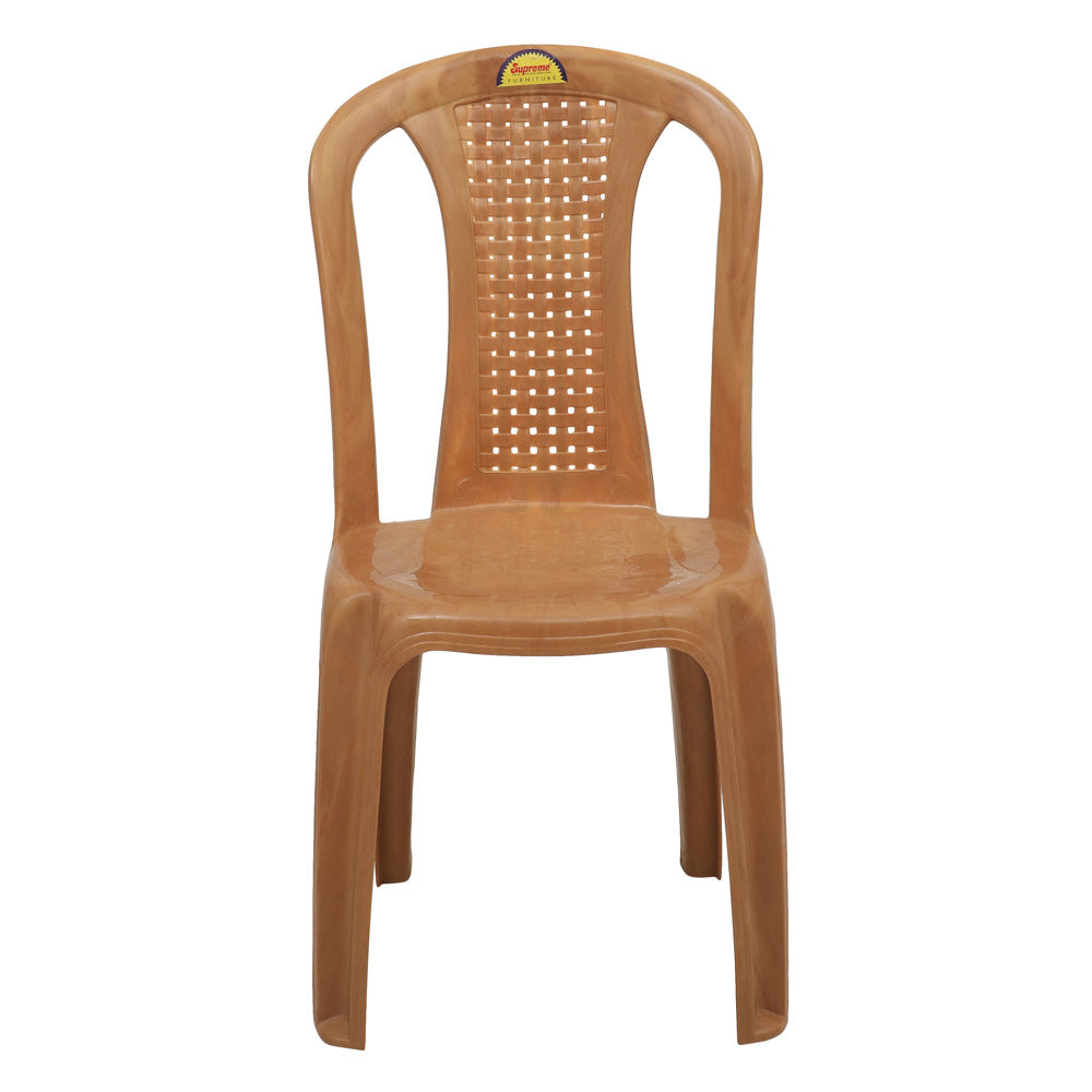 Supreme - Dream Sandal Wood - Plastic Chair | H:892 x W:470 x D:515mm | 1 Year Warranty