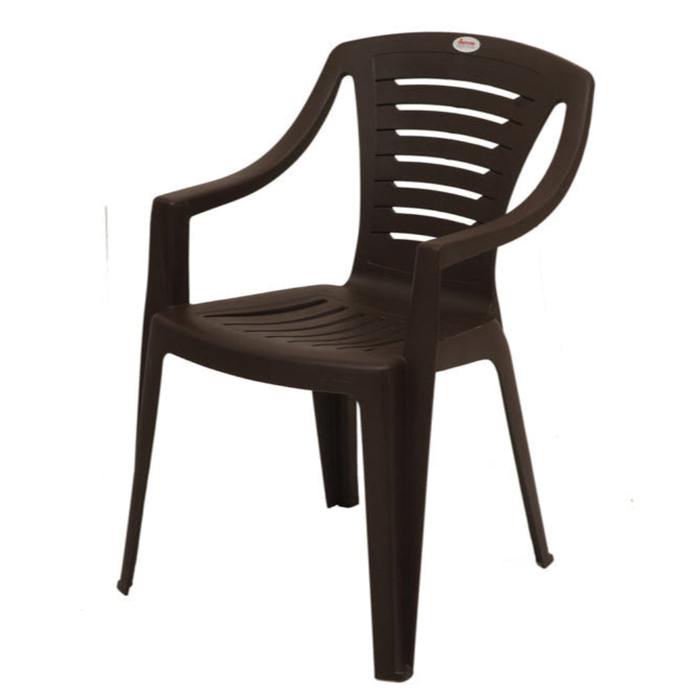 Supreme - Fiji Wenge - Plastic Chair | H:805 x W:565 x D:500mm | 1 Year Warranty